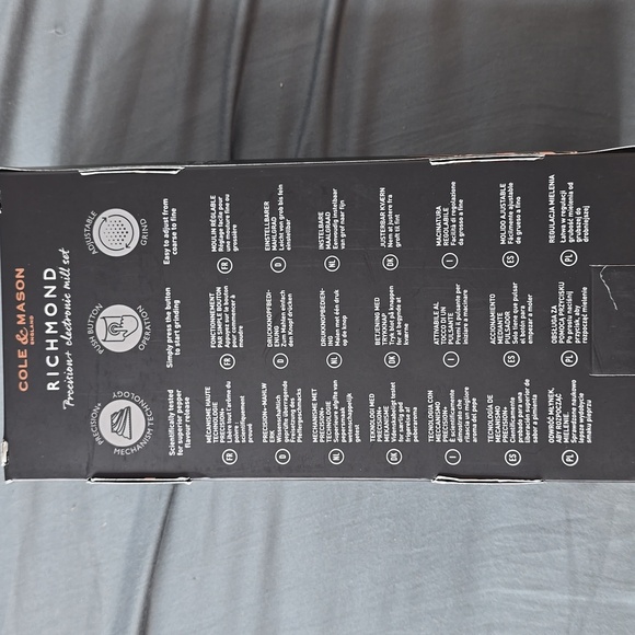 ❤️BUY 2 GET 1 FREE  Cole & Mason Black Richmond Electric Mill Gift Set - Picture 10 of 15